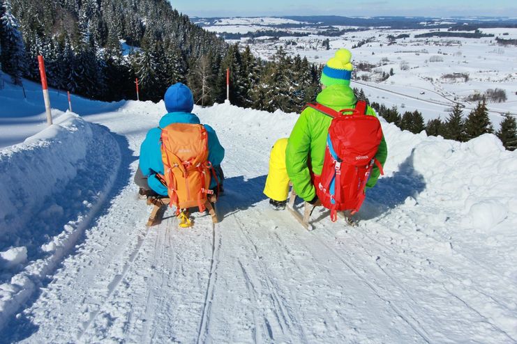 Rodelspaß am Edelsberg