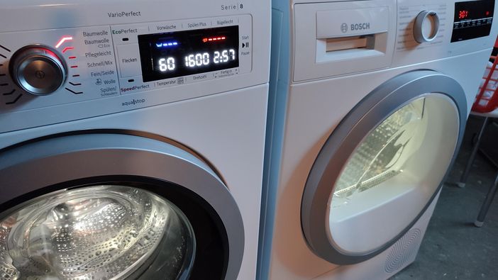 Waschmaschine Trockner  perfekt für längere Aufenthalte