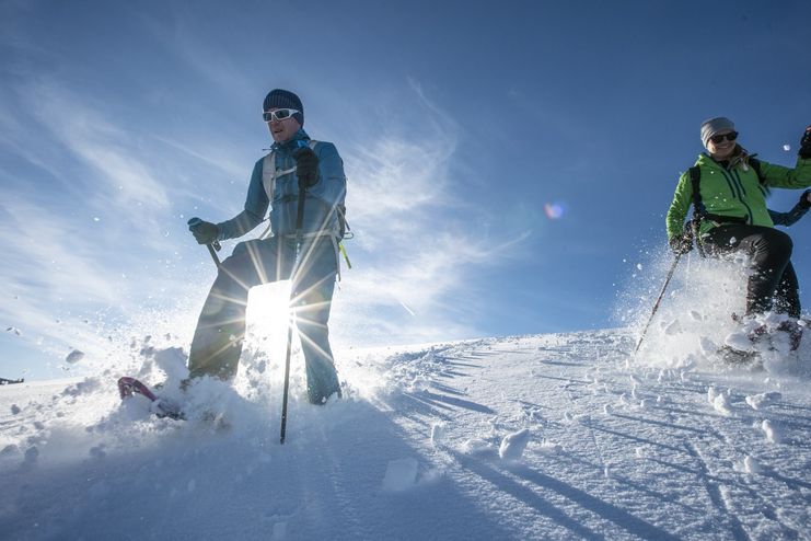 Schneeschuhtour in Oberstaufen