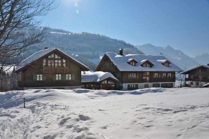 Jagdhof Winter Haus Nordseite