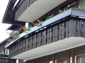 Balkon der Zimmer