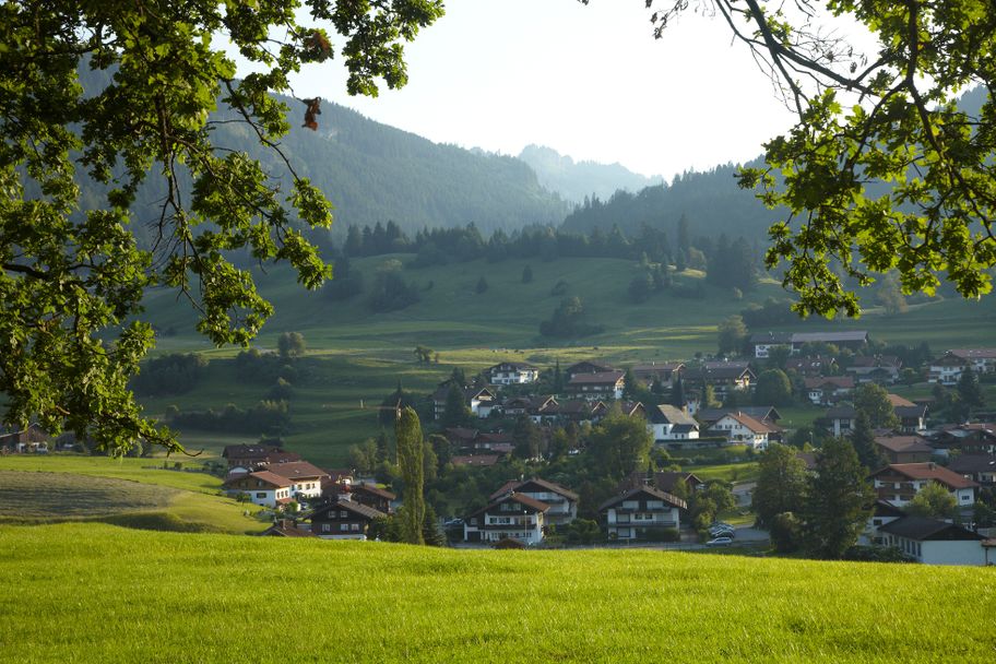 Blick auf Obermaiselstein