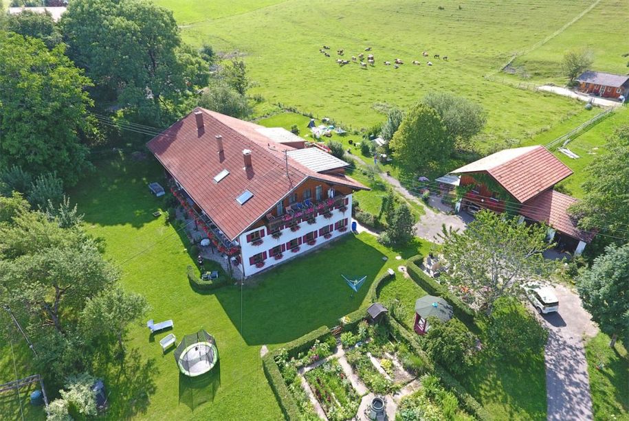 Unser Landhof von oben