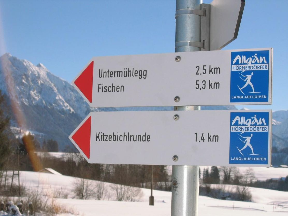 Kitzebichl Loipe - Langlaufen in Bolsterlang