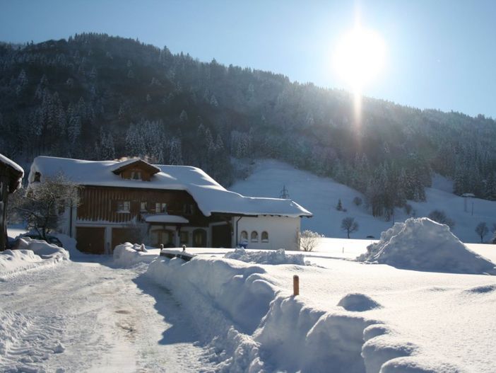 Winteridylle bei uns auf dem Hof