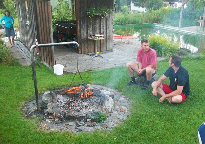 Grillen im Garten