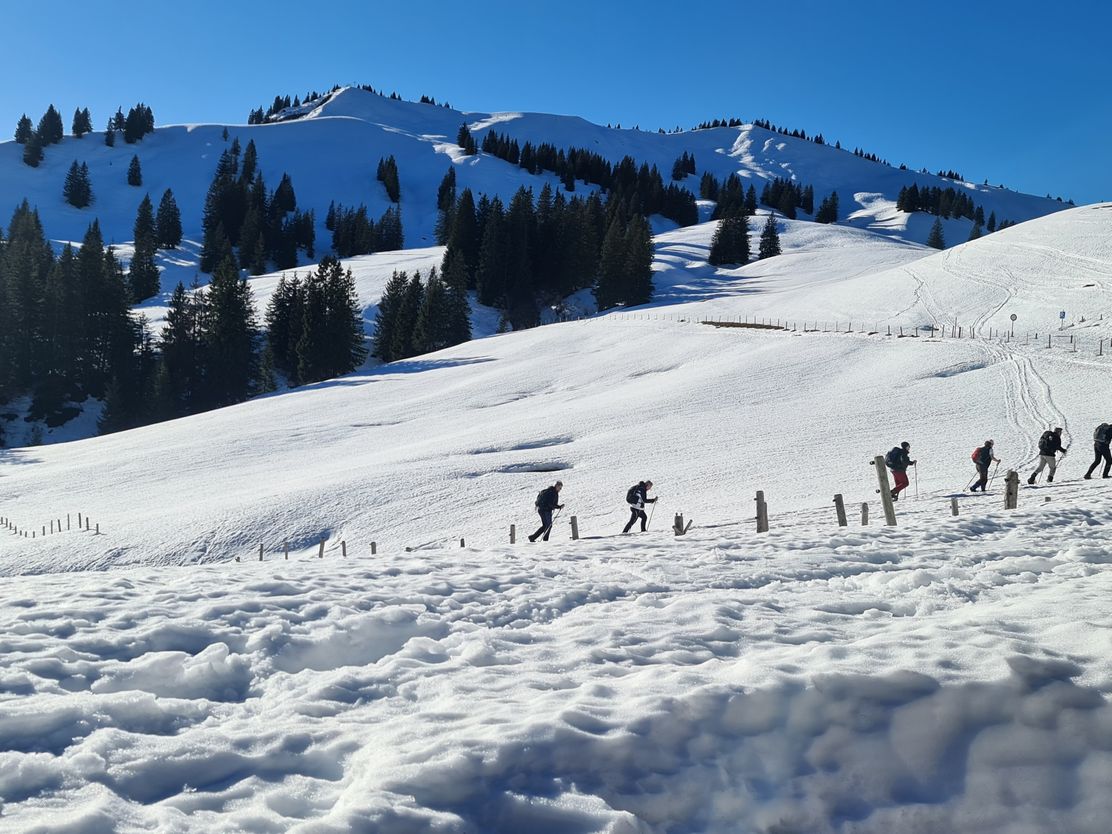Schneeschuhtour durch das Ostertal
