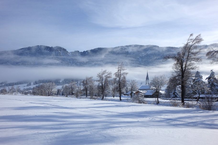 An der Ach entlang zur Almstube