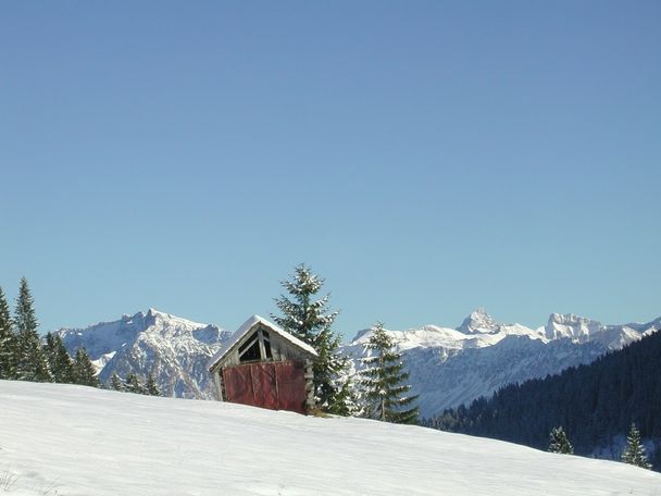 Panoramablick in Balderschwang