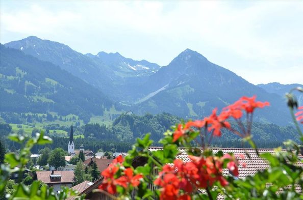 Ausblick vom Balkon