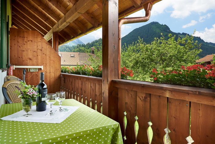 Blick vom Westbalkon