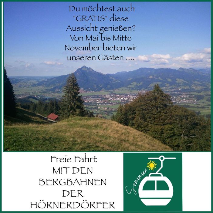 Freie Fahrt mit den Bergbahnen der Hörnerdörfer