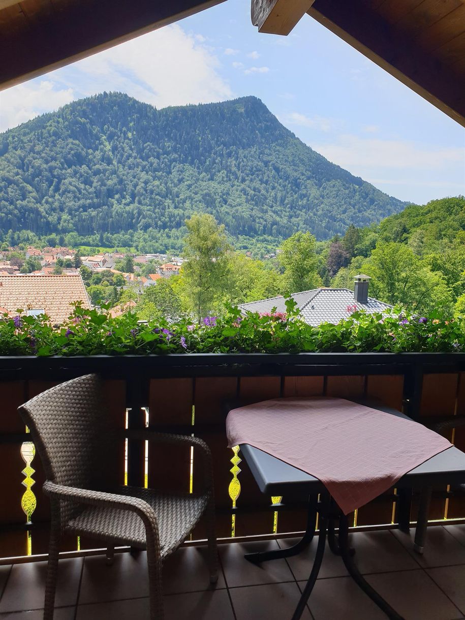 Ferienwohnung Mittag Balkonausblick