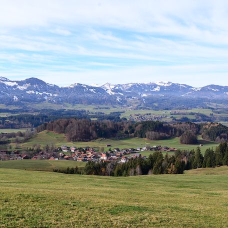 Oberhalb von Hinang Richtung Sonnenklause bei Sonthofen