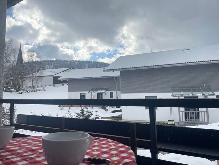 Aussicht Balkon Imberg
