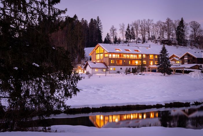 Eibele Chalets Obserstaufen im Winter