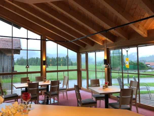 Blick aus dem Wintergarten