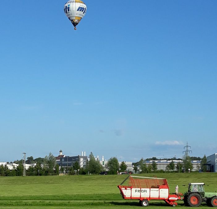 Ballonstart am Fichtelhof