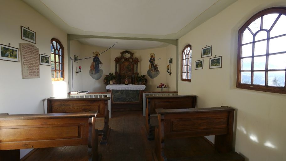 Im Innern der Kapelle Oberried