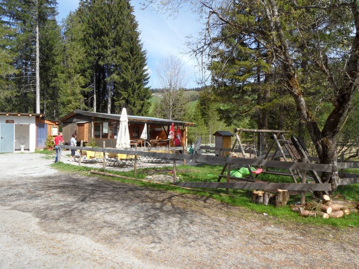 "Fischteich" am Radwanderweg Tannheimer Tal