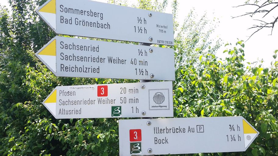 Die Jakobsmuschel weist den Weg