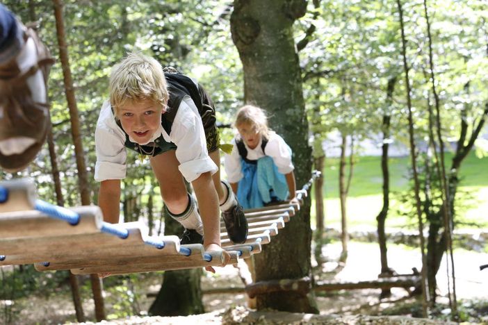 Kinderhotel Oberjoch Abenteuer Kletterwald