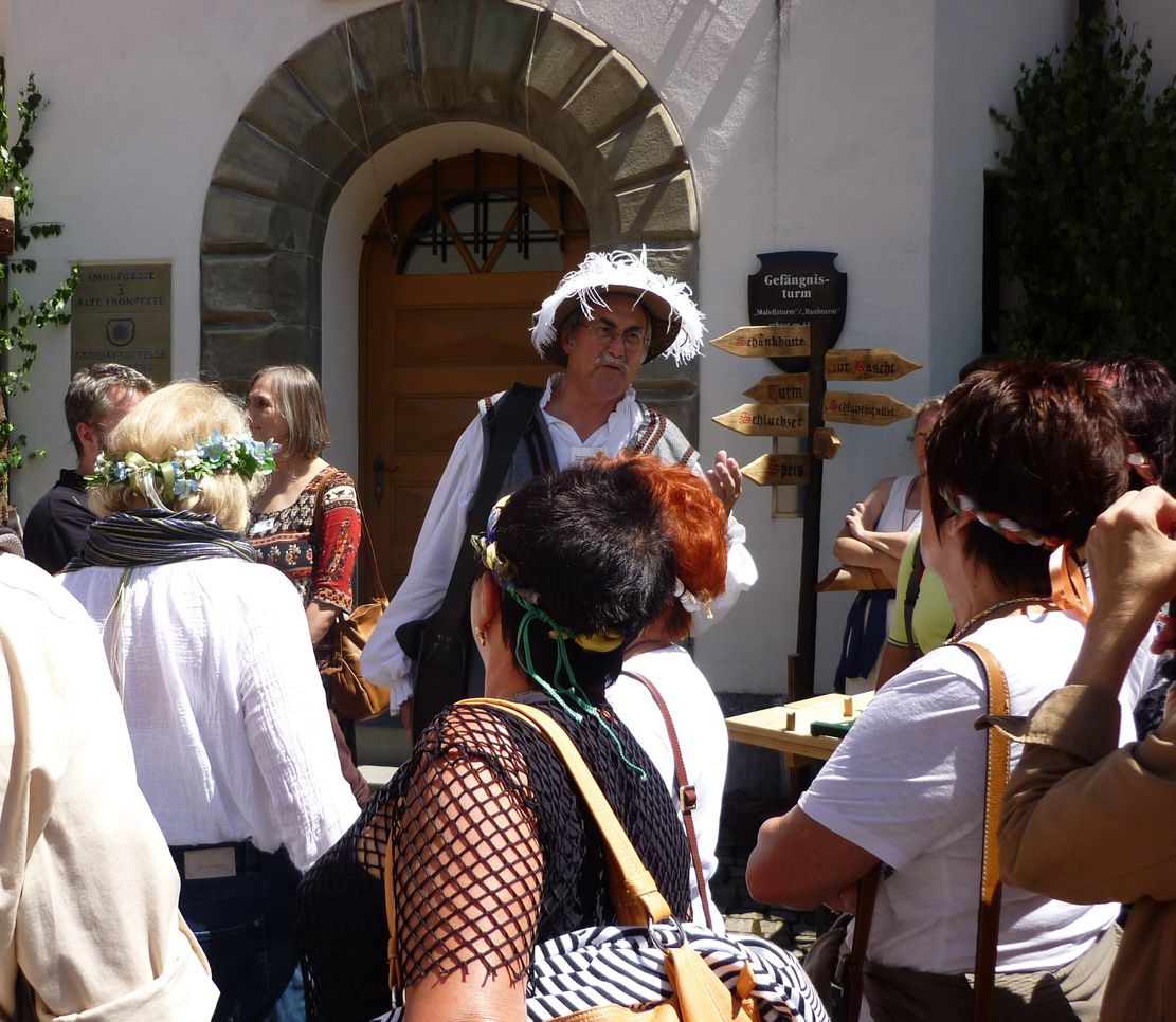 Start der Führung am Gefängnisturm