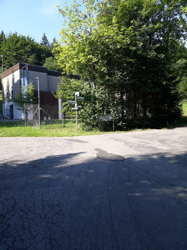 Abzweigung Richtung Hahnenkopfweg