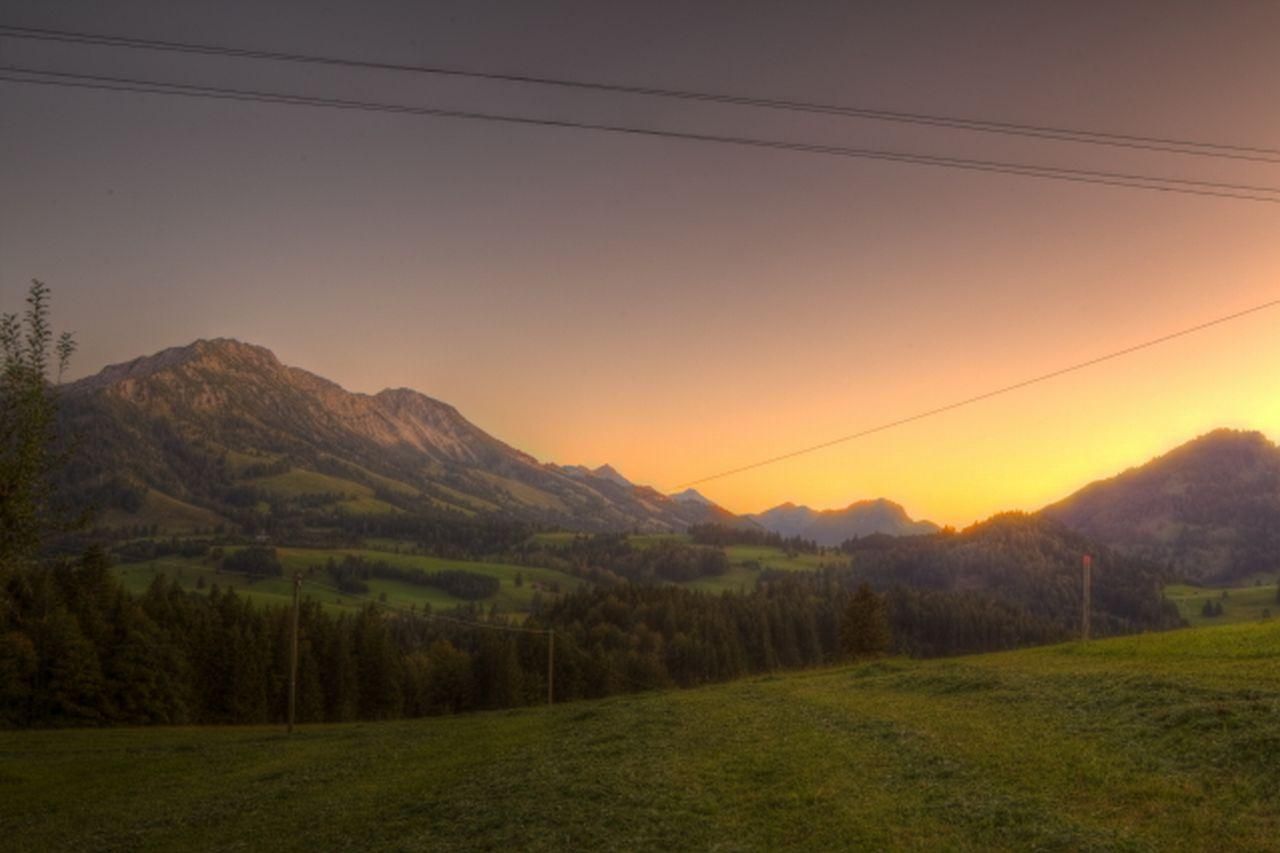 Sonnenuntergang am Zehrer