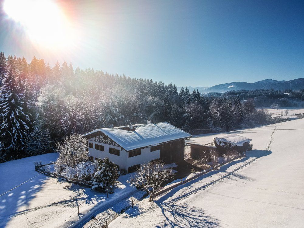Winterurlaub im Ferienhaus Landsitz Rocky Docky im Oberallgäu