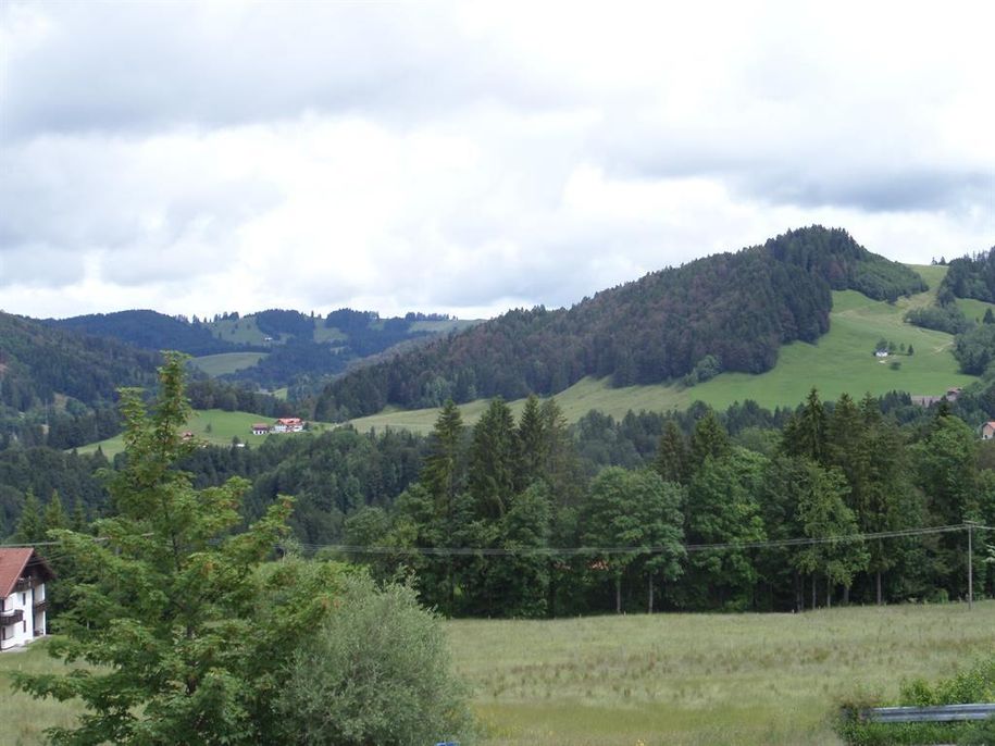 Blick vom Balkon