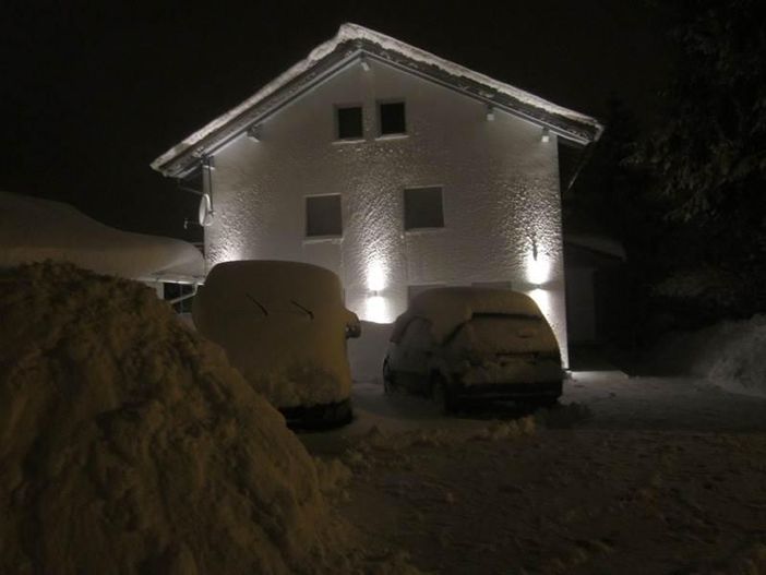 Haus Alpenblick im Winter