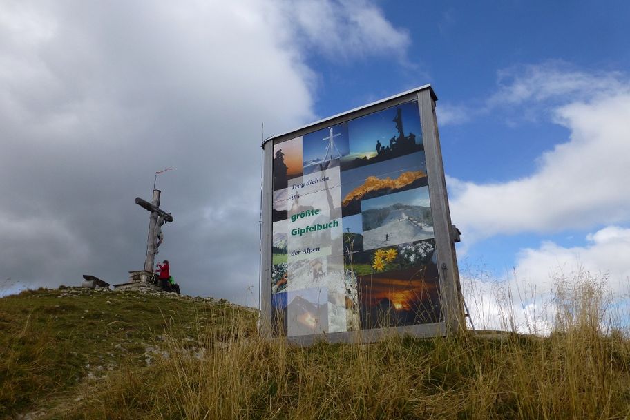 Das größte Gipfelbuch am Neunerköpfle