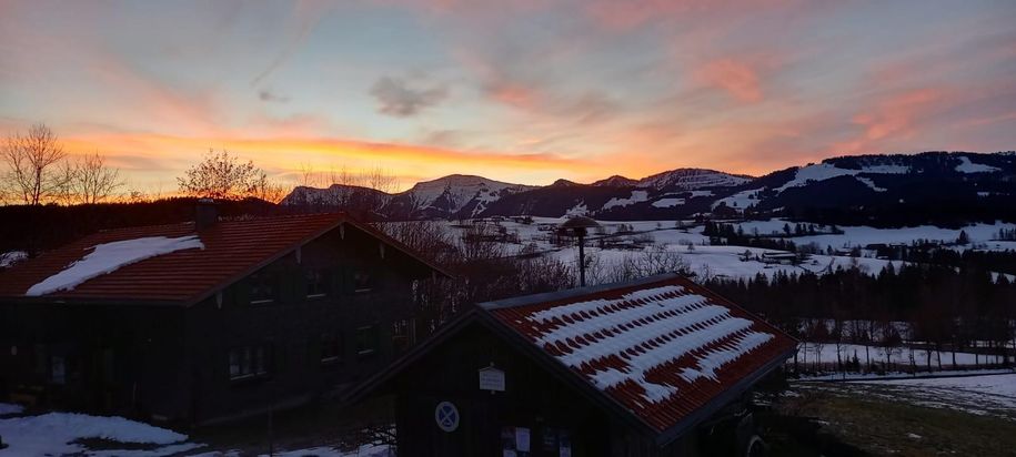 Bergblick am Abend