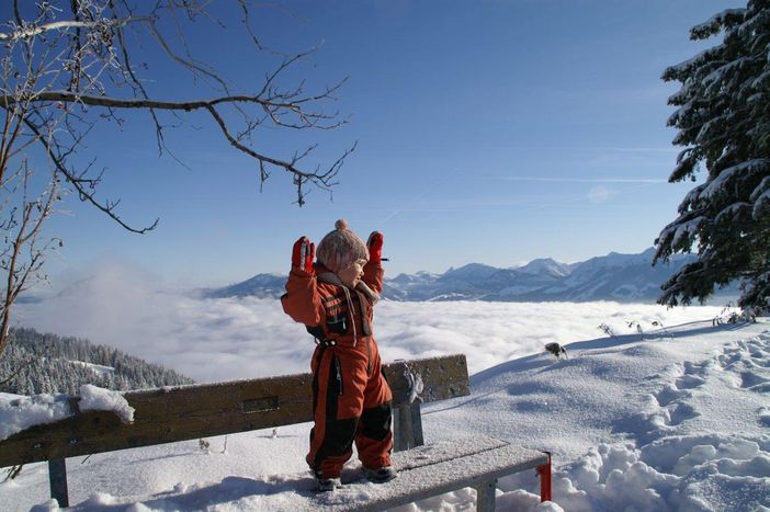 Schneeglitzern und Wolkenmeer begeistern