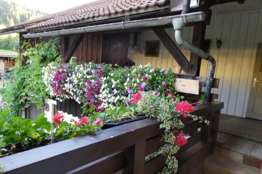 Balkon mit Freisitz der Ferienwohnung Denneberg