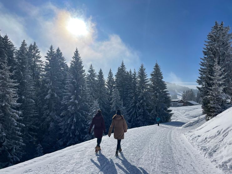 Winterwandern auf dem Imberg
