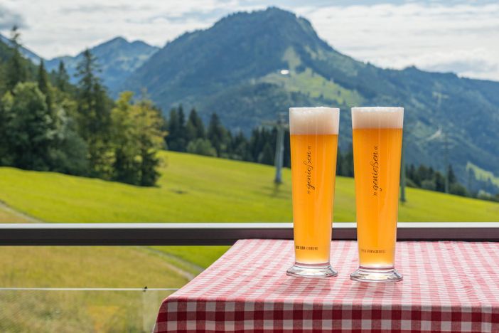 Ausblick Balkon Westen