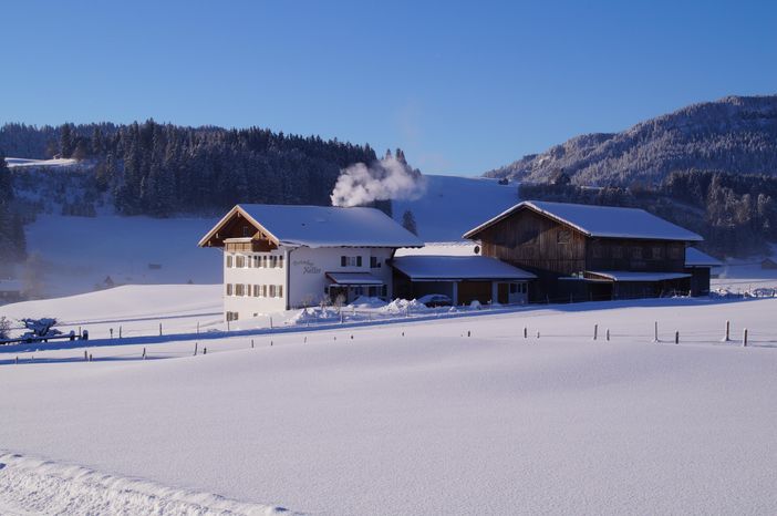 Unser Ferienhof im Winter