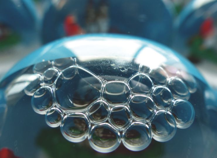 Schneekugeldetail, Fotograf Erika Fischer