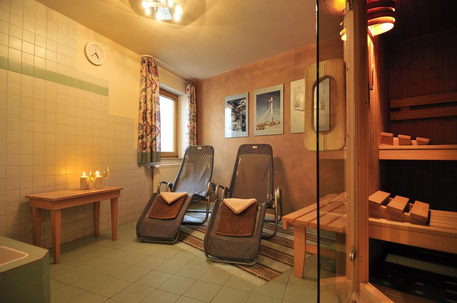 Siplinger Suites - Sauna und Dampfbad im Haus
