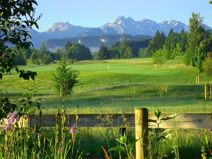 Blick vom Garten nach Süden