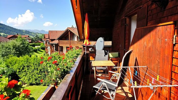 Balkon plus ausicht