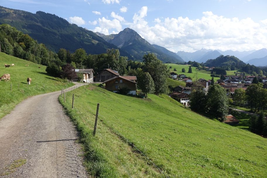 Rückweg Richtung Oberthalhofen