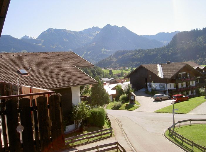 Blick vom Balkon