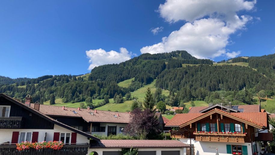 Blick zum Bolsterlanger Horn