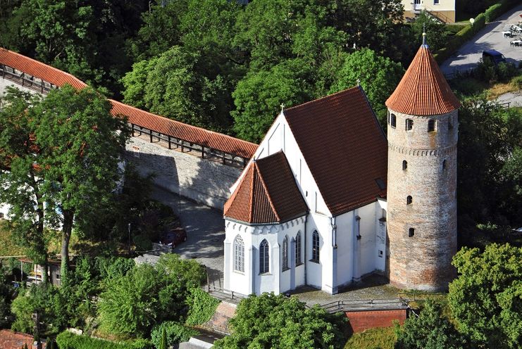 Luftbild St. Blasiuskirche Kaufbeuren