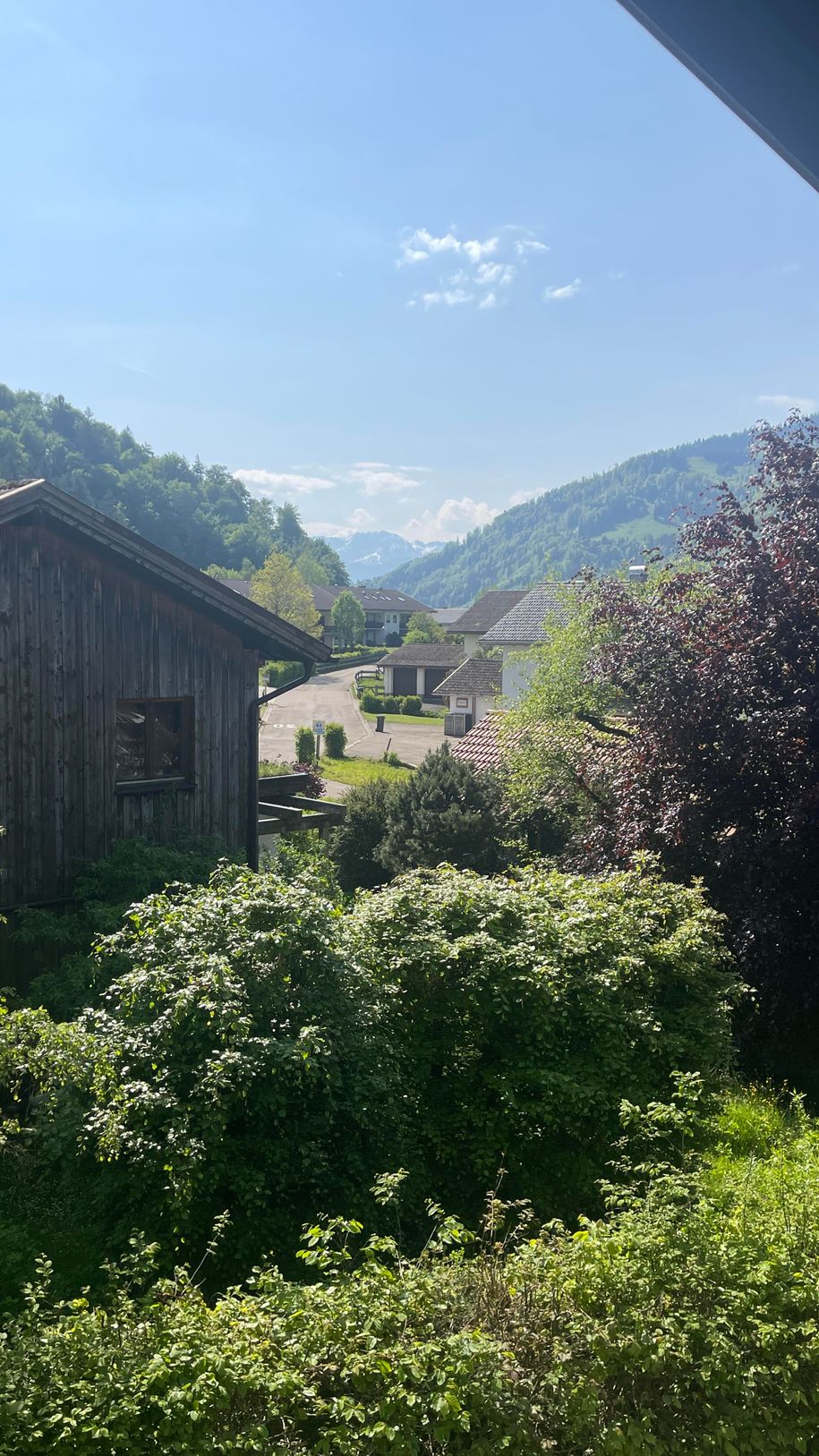Ausblick vom Schlafzimmerbalkon
