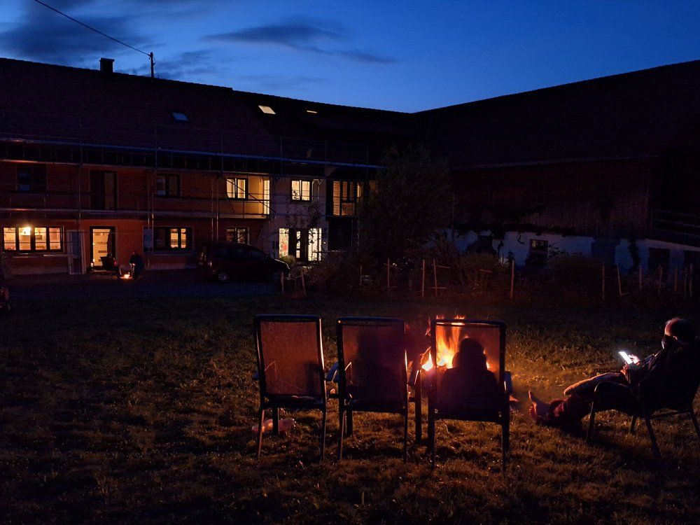 den Tag ausklingen lassen