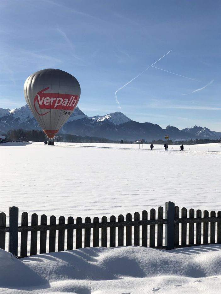 Wintertraum direkt vor dem Haus Mielich